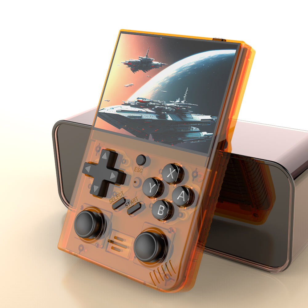 R35plus open source handheld game console, portable retro arcade game nostalgia handheld cross-border