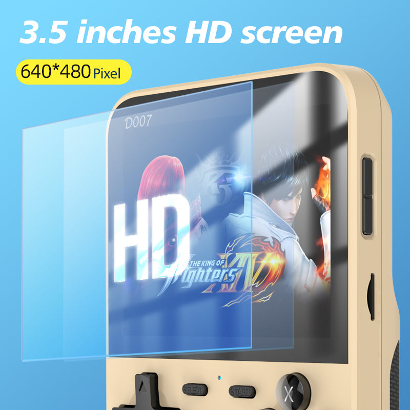 D007PLUS nostalgic retro handheld game console Android system 3.5 inches high definition large screen