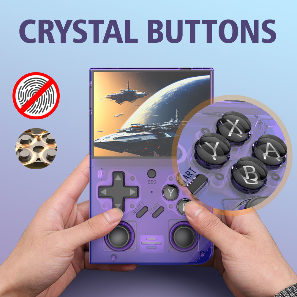 R35plus open source handheld game console, portable retro arcade game nostalgia handheld cross-border