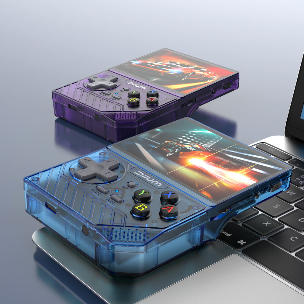 The new D008 retro handheld has built-in 10 + emulators and supports multi-language cross-border handheld