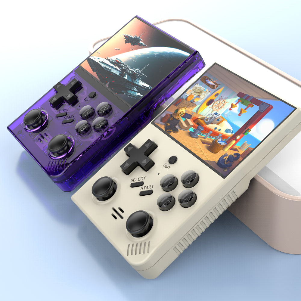 R35plus open source handheld game console, portable retro arcade game nostalgia handheld cross-border