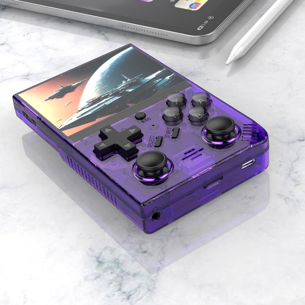 R35plus open source handheld game console, portable retro arcade game nostalgia handheld cross-border