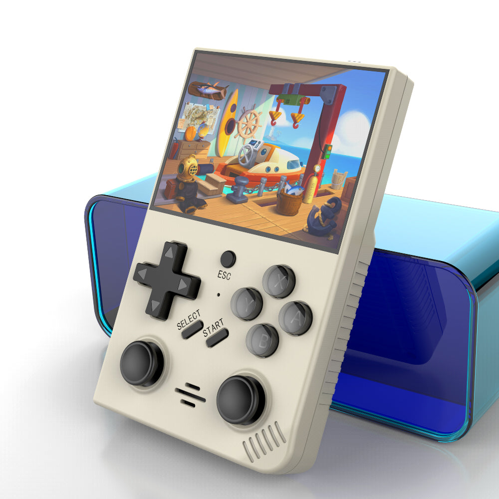 R35plus open source handheld game console, portable retro arcade game nostalgia handheld cross-border