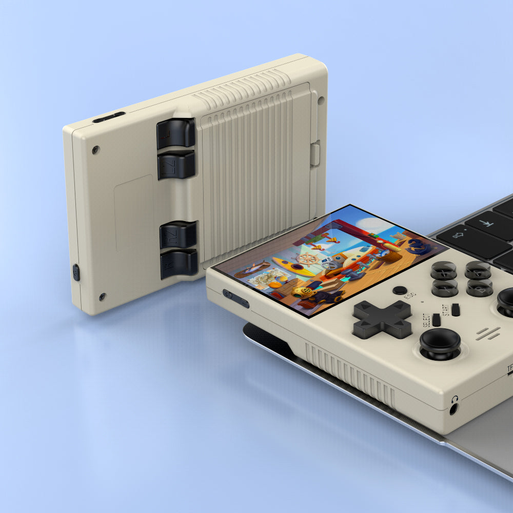 R35plus open source handheld game console, portable retro arcade game nostalgia handheld cross-border
