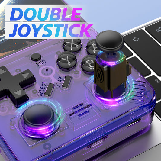 R35plus open source handheld game console, portable retro arcade game nostalgia handheld cross-border