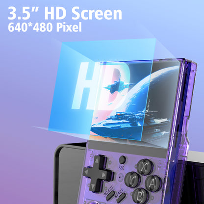 R35plus open source handheld game console, portable retro arcade game nostalgia handheld cross-border