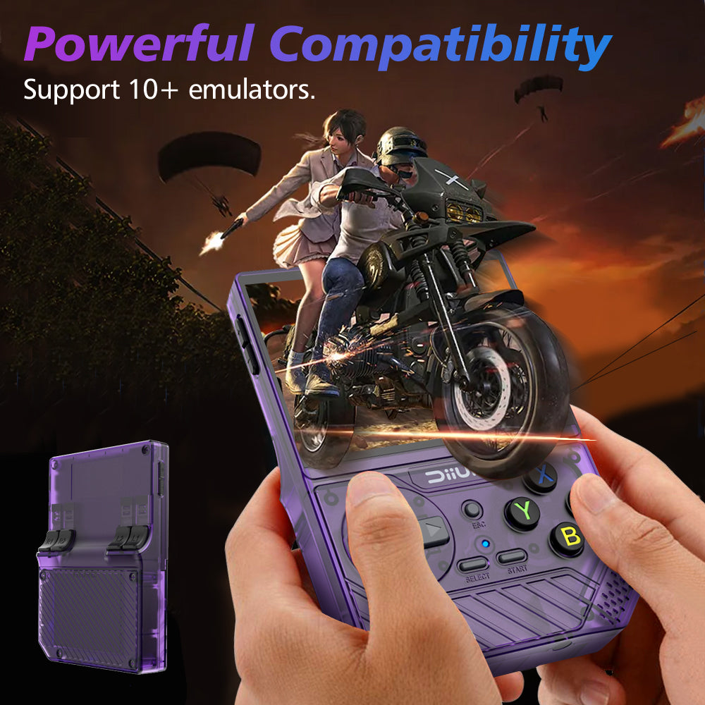 The new D008 retro handheld has built-in 10 + emulators and supports multi-language cross-border handheld