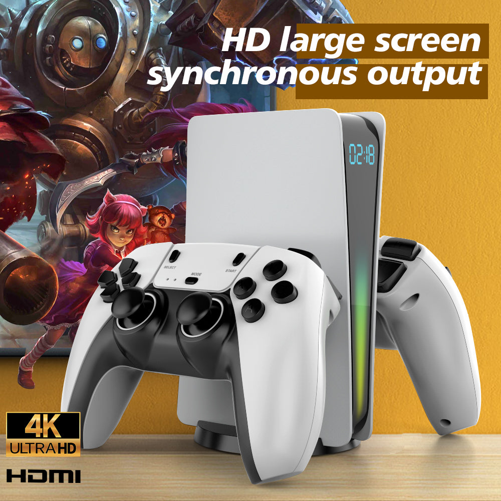 Cross-border D3S wireless handle double pair to play retro video game console with its own time display function game console