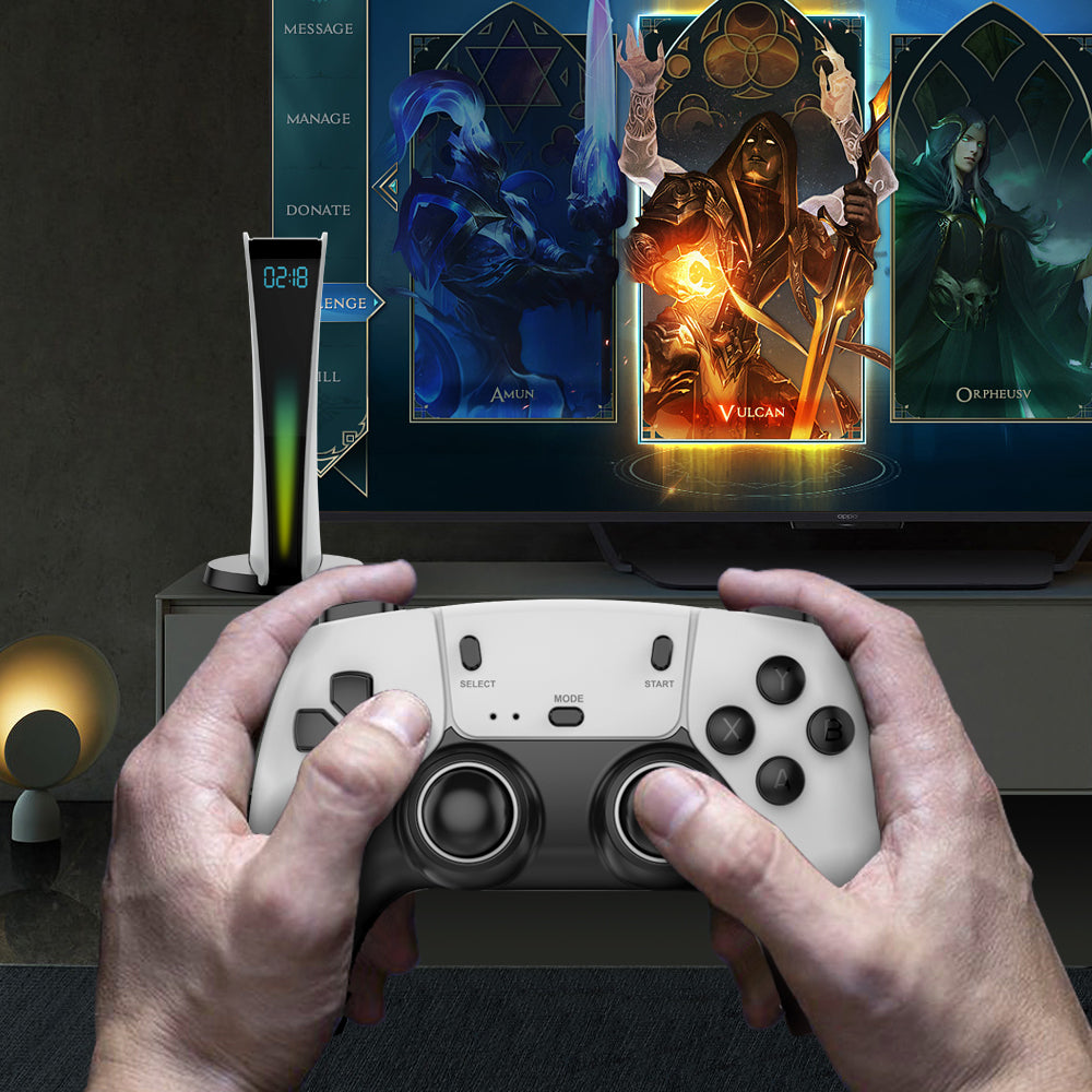 Cross-border D3S wireless handle double pair to play retro video game console with its own time display function game console