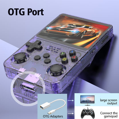 New r36s open source handheld game console, portable retro arcade game nostalgic 3D dual system handheld cross-border